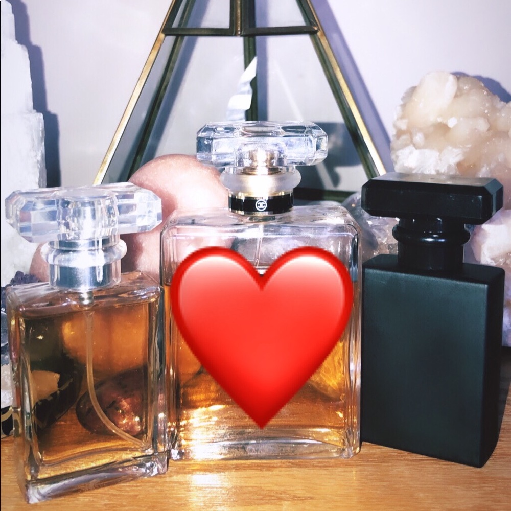 Classic Decor Empty Bottle Set 💄❤️🖤✨